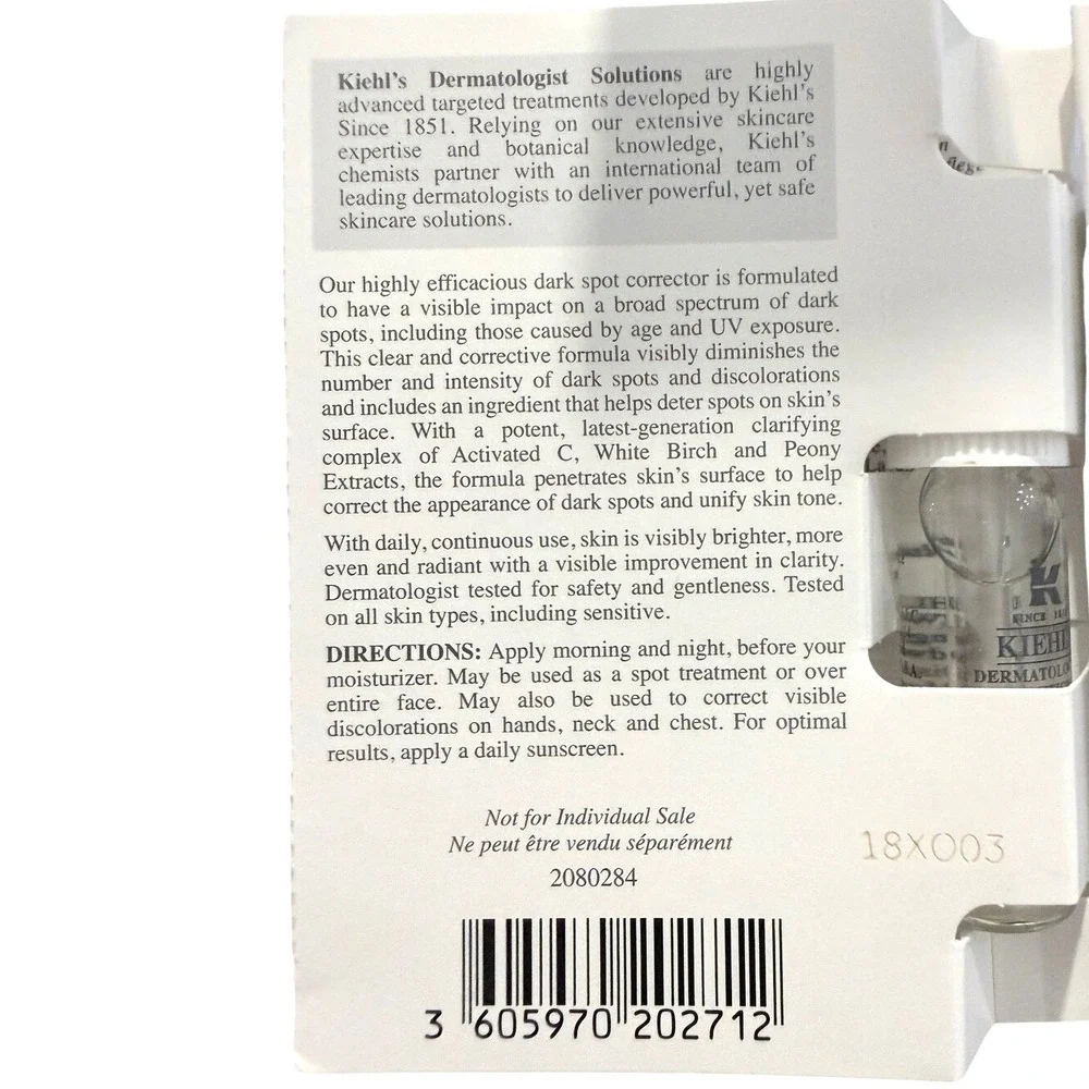 Kiehls Ultra Facial Cream, Dark Spot Solution, Ultra Facial Cleanser 3-Piece Set